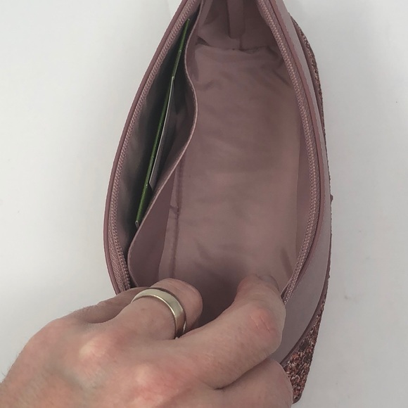 NWT Kate Spade dustypeony cosmetic bag dustypeony - Picture 7 of 8